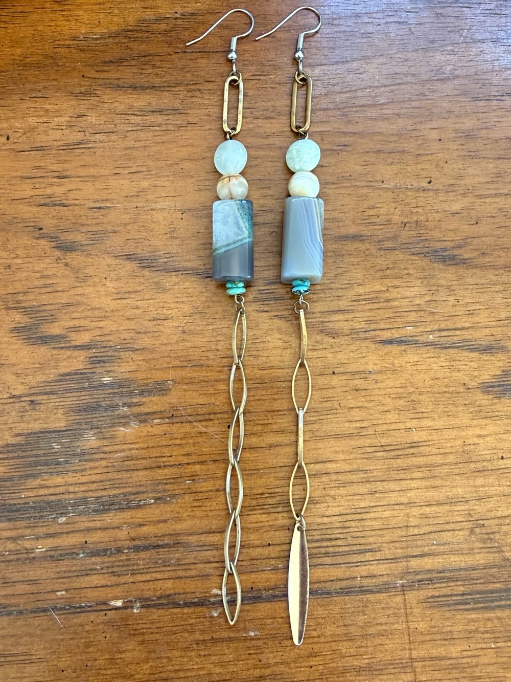 Handmade Statement Earrings Jade